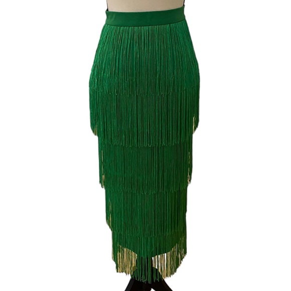 Dresses & Skirts - Fringe Bodycon Pencil Skirt